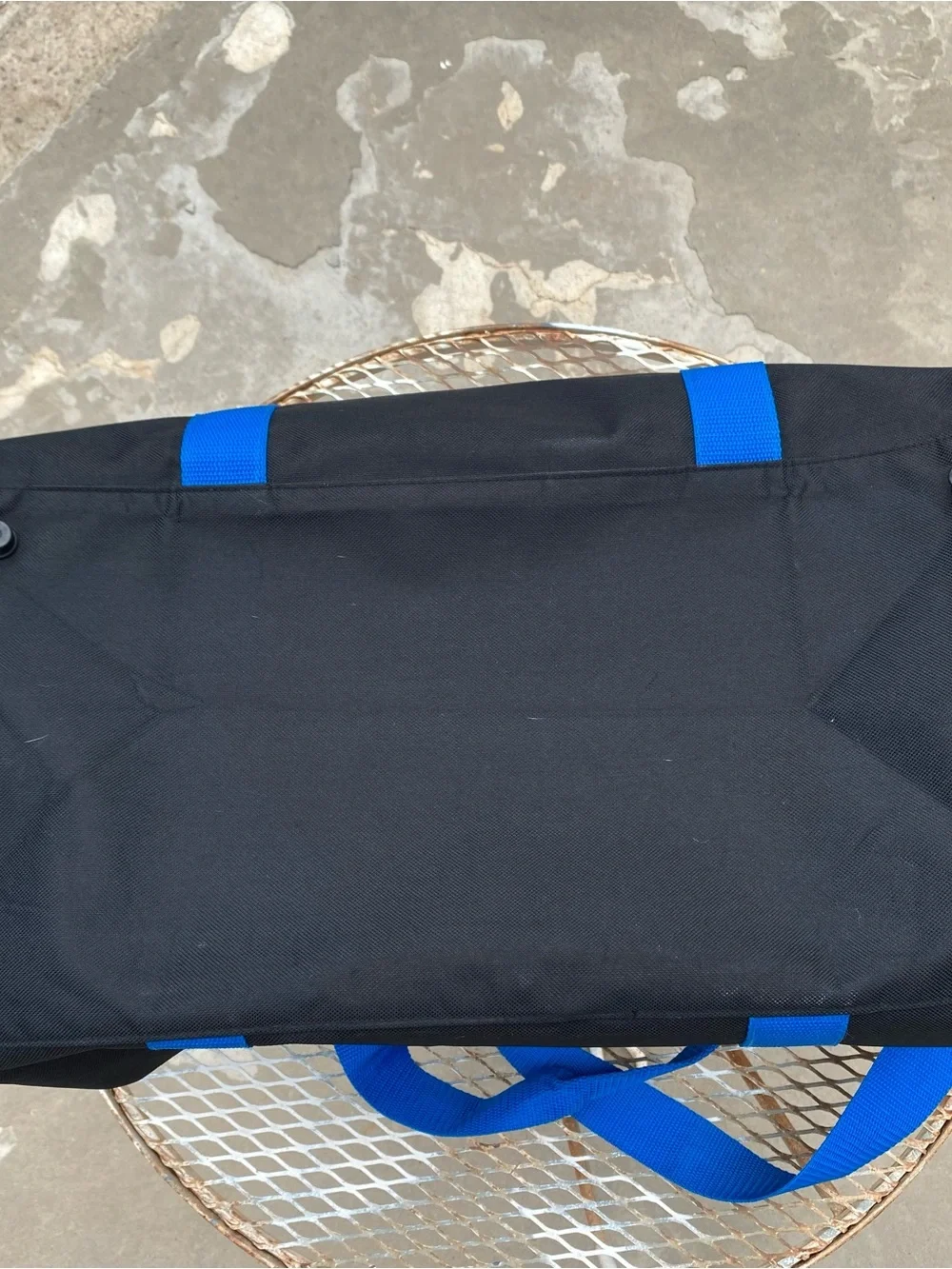 Vintage NASCAR MNBA Motorsports Large Black Gym Travel bag